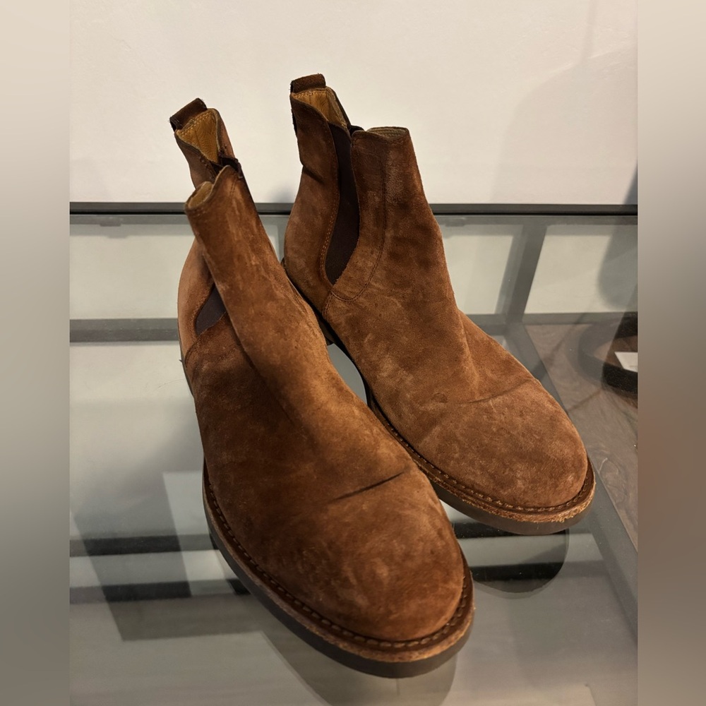 Vince Brown Suede Men's Boots